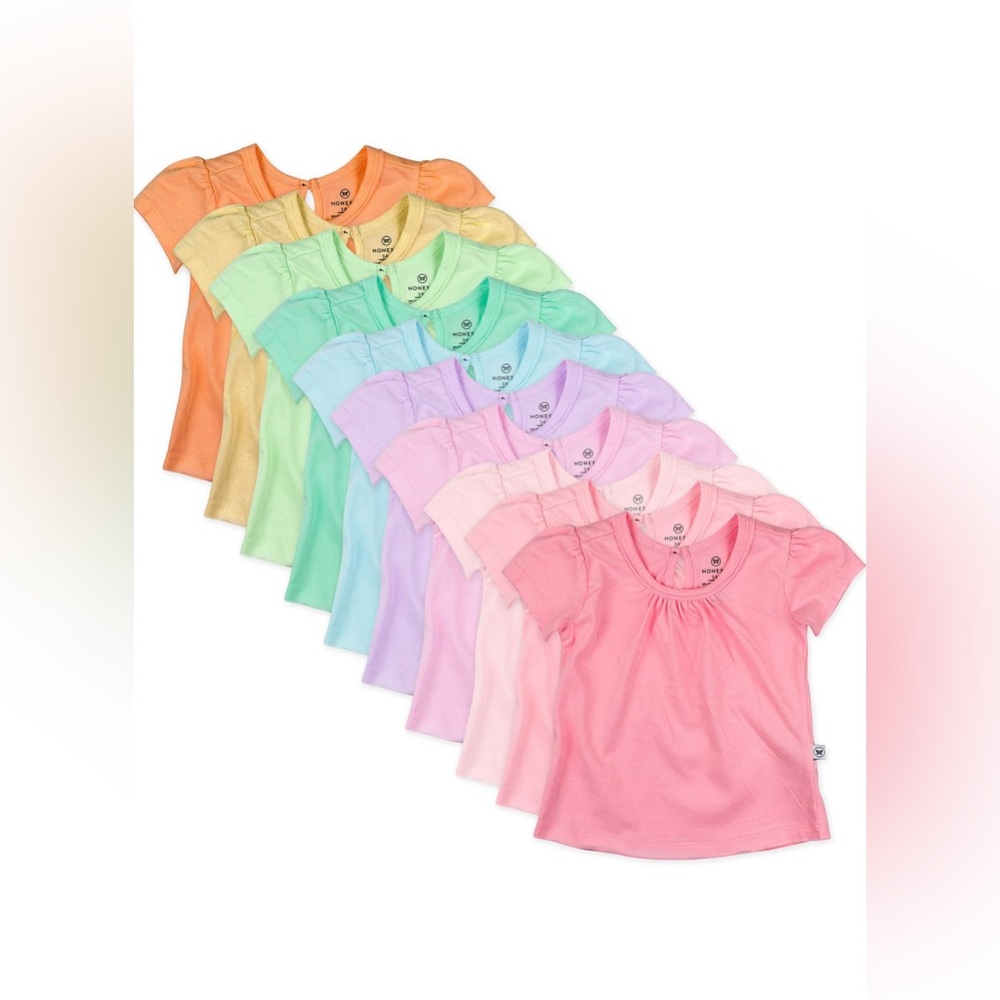 Solid Colored Short & Long Sleeve T-Shirt Bundle (3T) - Picture 6 of 7